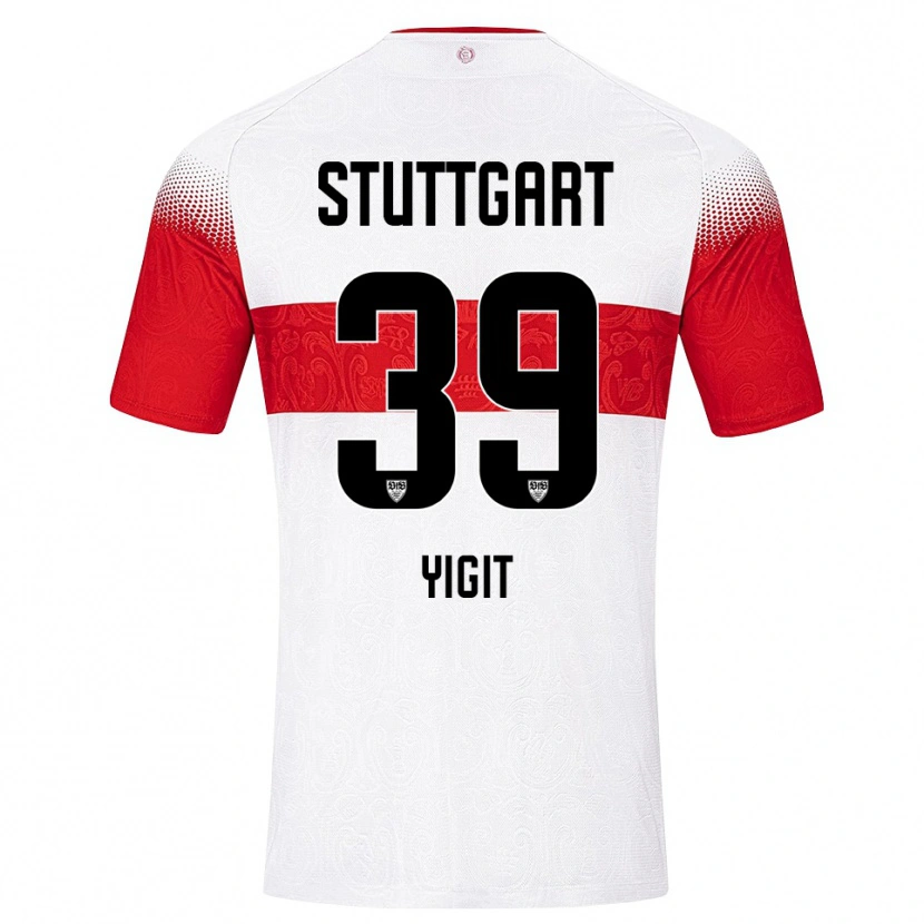 Danxen Kinder Ertugrul Yigit #39 Weiß Rot Gelb Heimtrikot Trikot 2026/27 T-Shirt Österreich