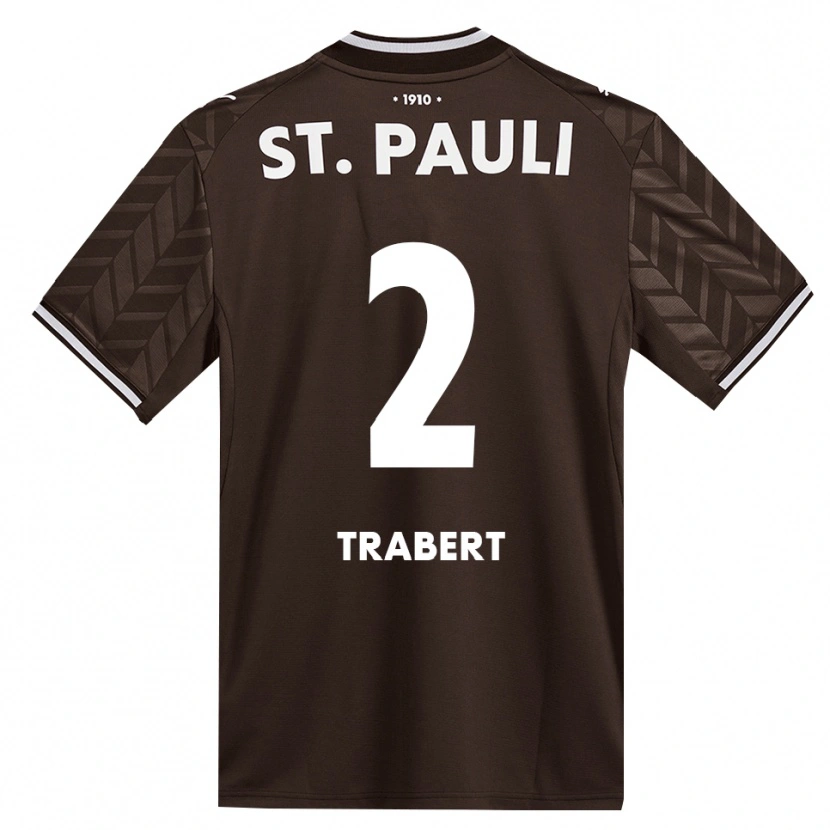 Danxen Kinder Noah Trabert #2 Kaffee Weiß Heimtrikot Trikot 2026/27 T-Shirt Österreich