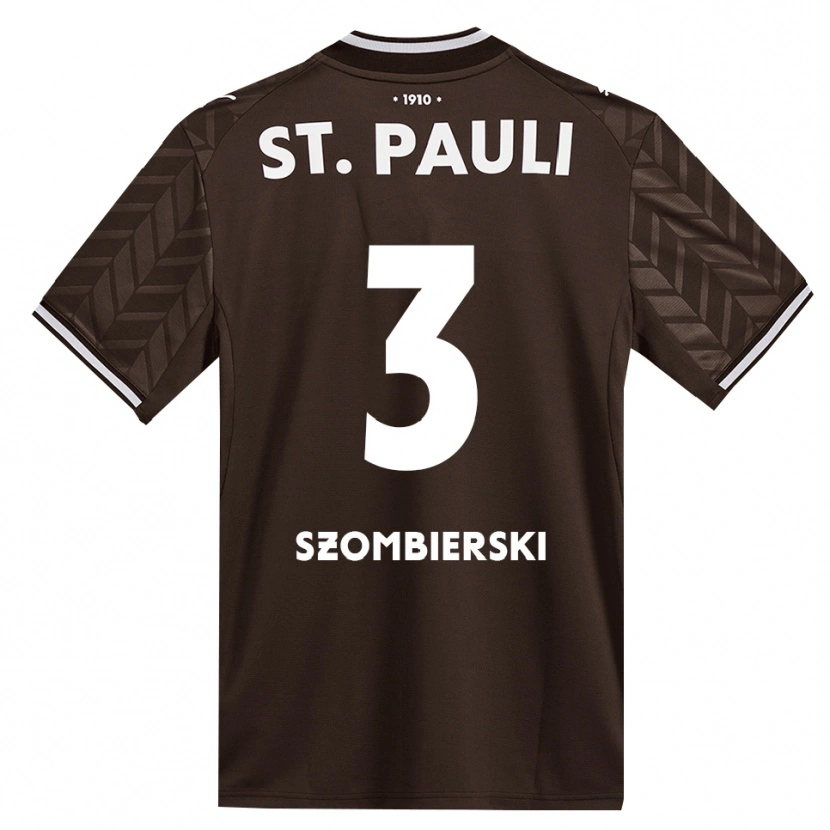 Danxen Kinder Sebastian Szombierski #3 Kaffee Weiß Heimtrikot Trikot 2026/27 T-Shirt Österreich