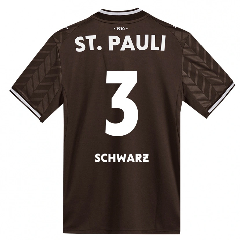 Danxen Kinder Jannick Schwarz #3 Kaffee Weiß Heimtrikot Trikot 2026/27 T-Shirt Österreich