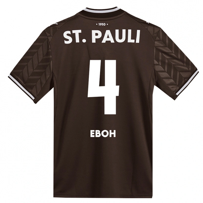 Danxen Kinder Emmanuel Eboh #4 Kaffee Weiß Heimtrikot Trikot 2026/27 T-Shirt Österreich