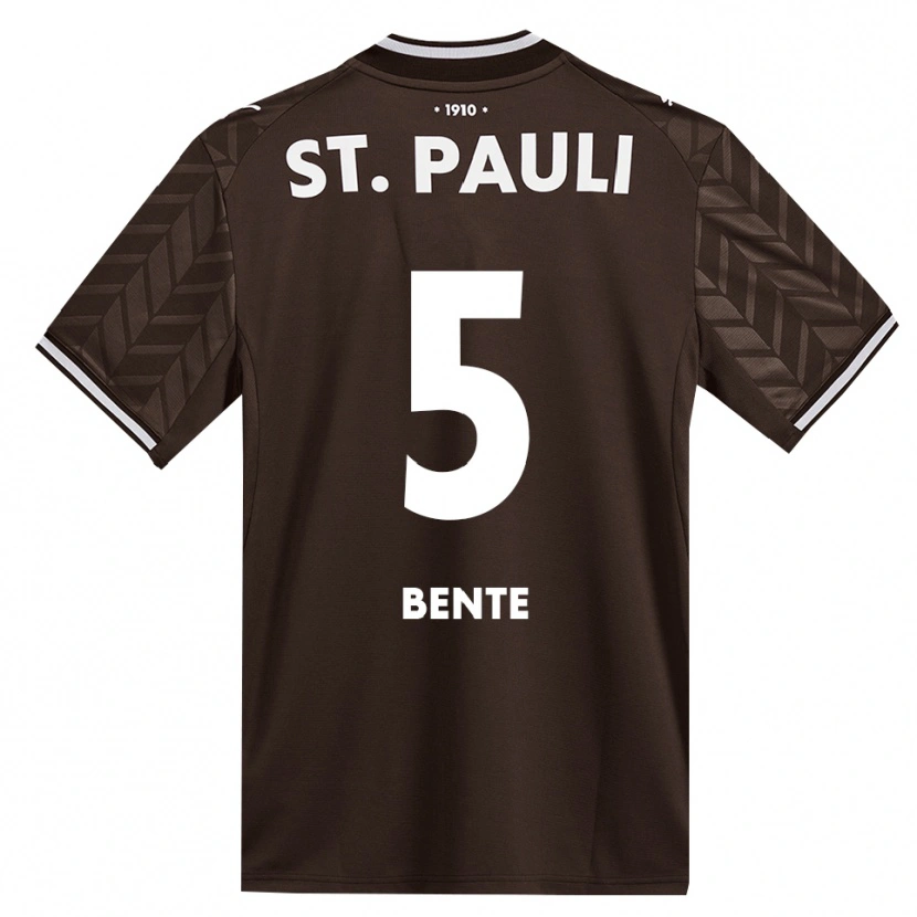 Danxen Kinder Joris Bente #5 Kaffee Weiß Heimtrikot Trikot 2026/27 T-Shirt Österreich