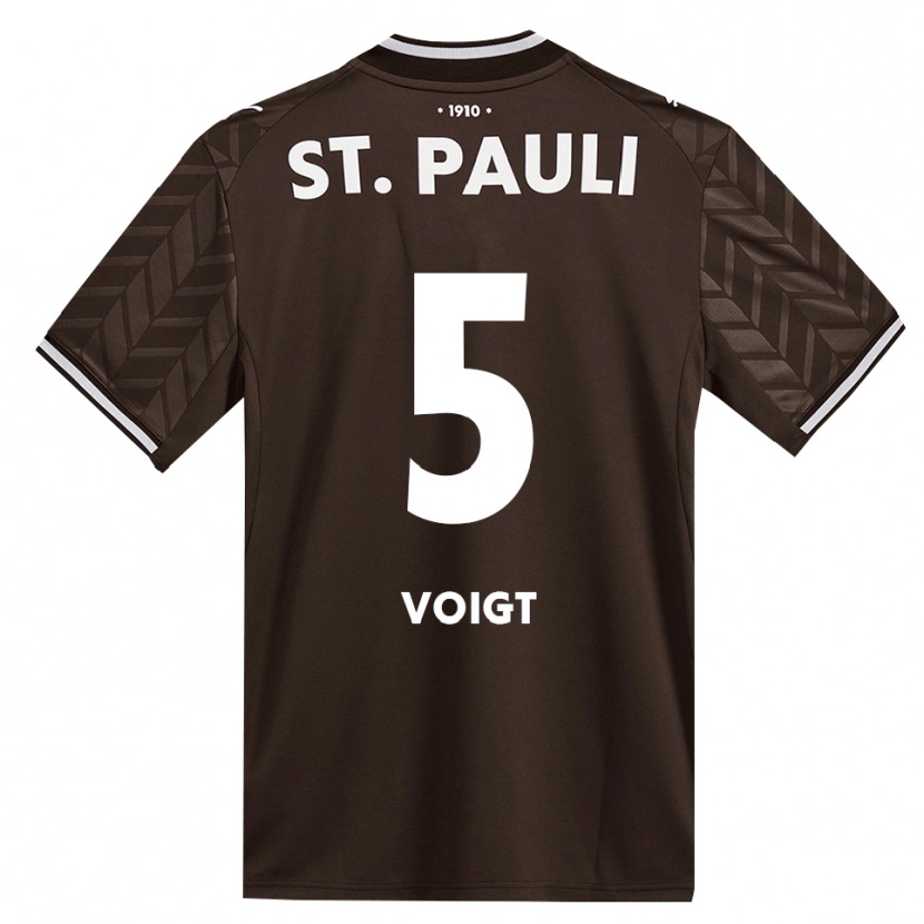 Danxen Kinder Domenic Voigt #5 Kaffee Weiß Heimtrikot Trikot 2026/27 T-Shirt Österreich