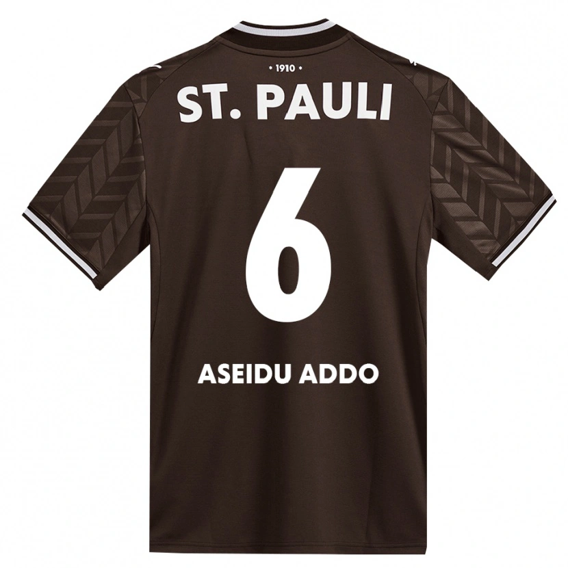 Danxen Kinder Joel Addo #6 Kaffee Weiß Heimtrikot Trikot 2026/27 T-Shirt Österreich