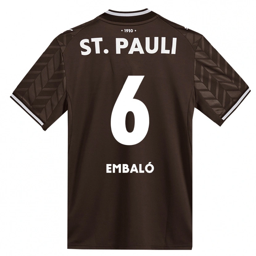 Danxen Kinder Diego Embaló #6 Kaffee Weiß Heimtrikot Trikot 2026/27 T-Shirt Österreich