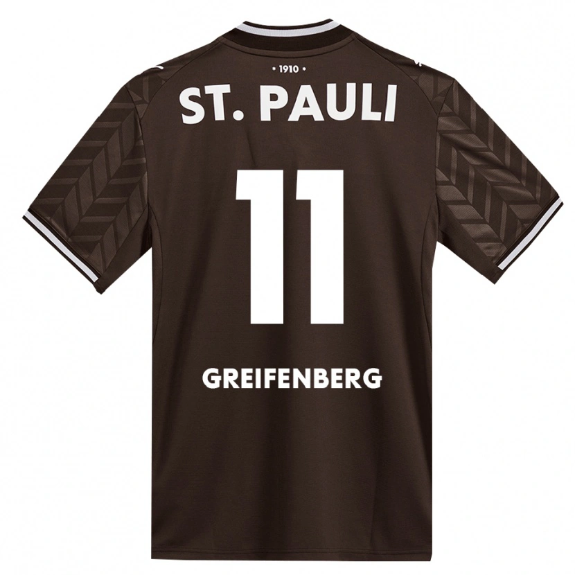 Danxen Kinder Ann-Sophie Greifenberg #11 Kaffee Weiß Heimtrikot Trikot 2026/27 T-Shirt Österreich