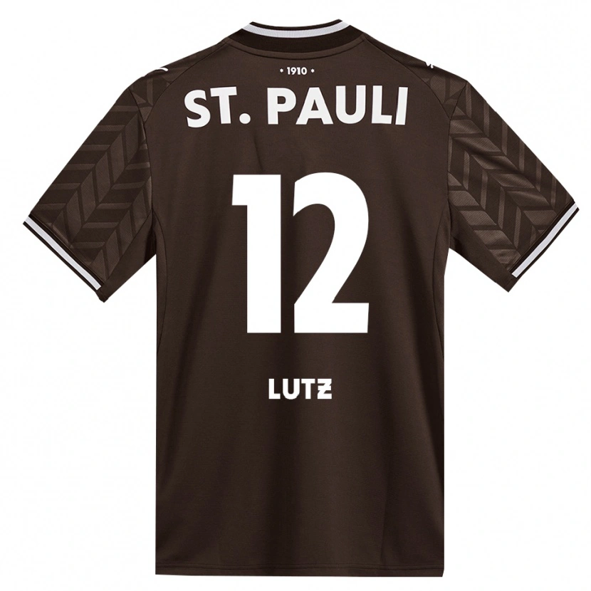 Danxen Kinder Josefin Lutz #12 Kaffee Weiß Heimtrikot Trikot 2026/27 T-Shirt Österreich