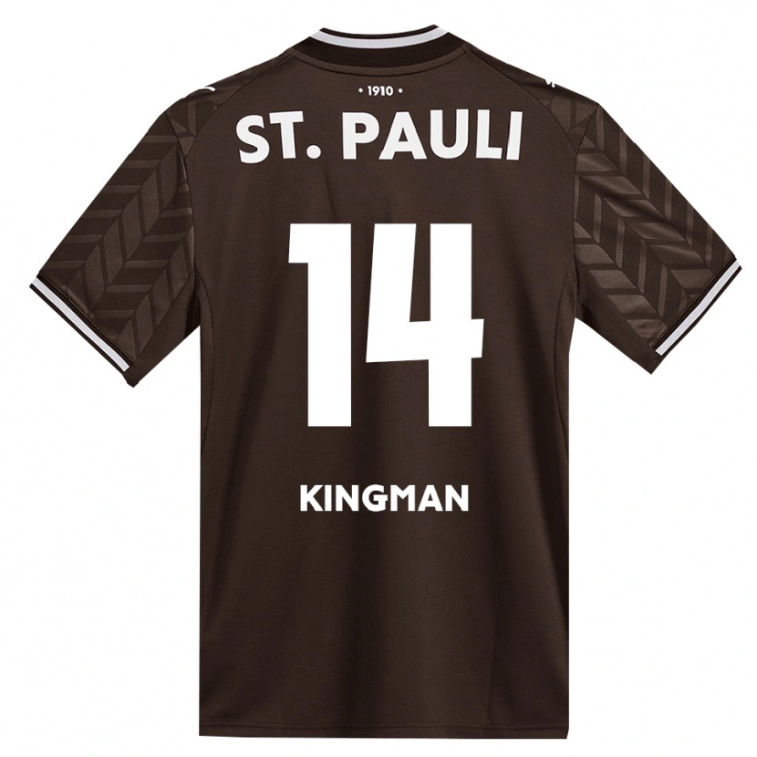 Danxen Kinder Annie Kingman #14 Kaffee Weiß Heimtrikot Trikot 2026/27 T-Shirt Österreich