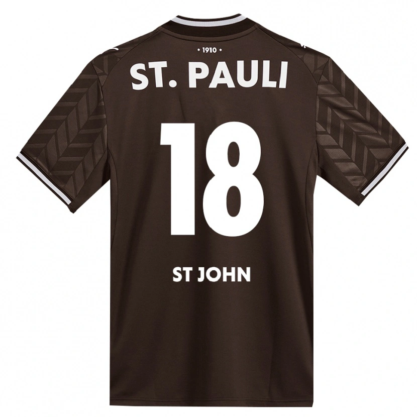Danxen Kinder Rawley St. John #18 Kaffee Weiß Heimtrikot Trikot 2026/27 T-Shirt Österreich