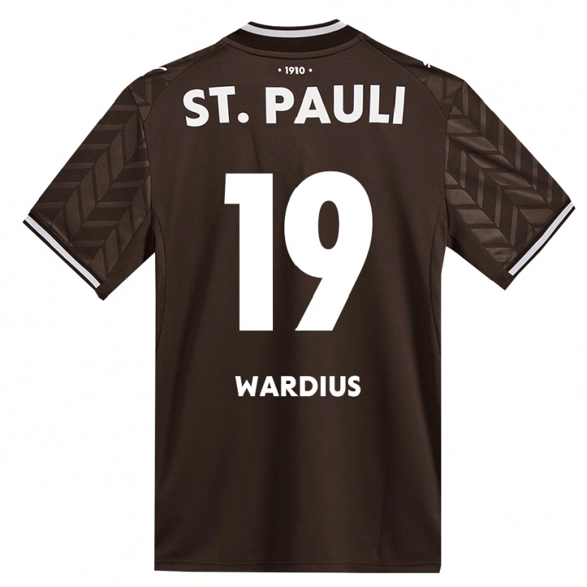 Danxen Kinder Jack Wardius #19 Kaffee Weiß Heimtrikot Trikot 2026/27 T-Shirt Österreich