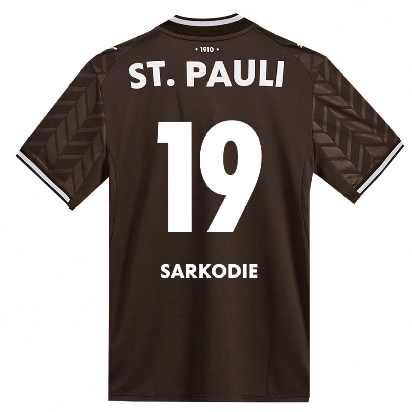 Danxen Kinder Joel Sarkodie #19 Kaffee Weiß Heimtrikot Trikot 2026/27 T-Shirt Österreich