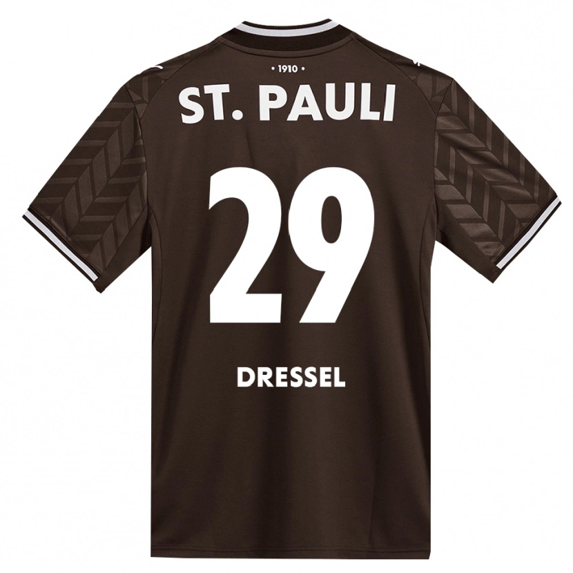 Danxen Kinder Henry Dressel #29 Kaffee Weiß Heimtrikot Trikot 2026/27 T-Shirt Österreich