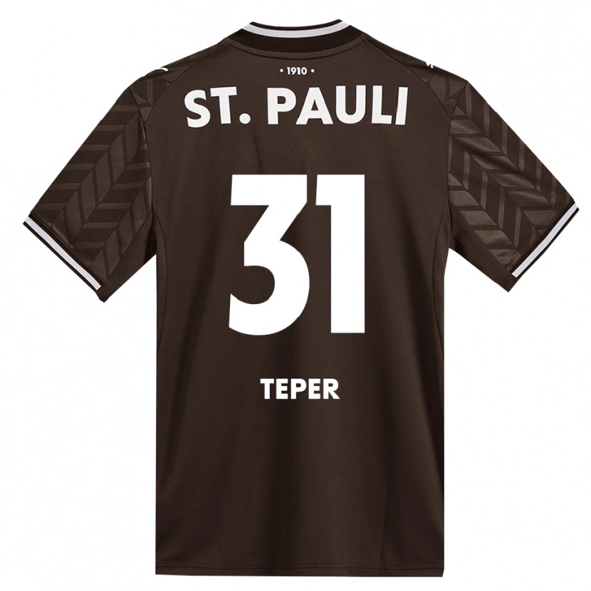 Danxen Kinder M. Teper #31 Kaffee Weiß Heimtrikot Trikot 2026/27 T-Shirt Österreich