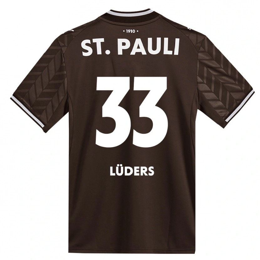 Danxen Kinder Ben Lüders #33 Kaffee Weiß Heimtrikot Trikot 2026/27 T-Shirt Österreich
