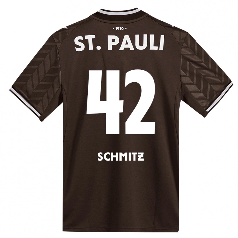 Danxen Kinder Marwin Schmitz #42 Kaffee Weiß Heimtrikot Trikot 2026/27 T-Shirt Österreich