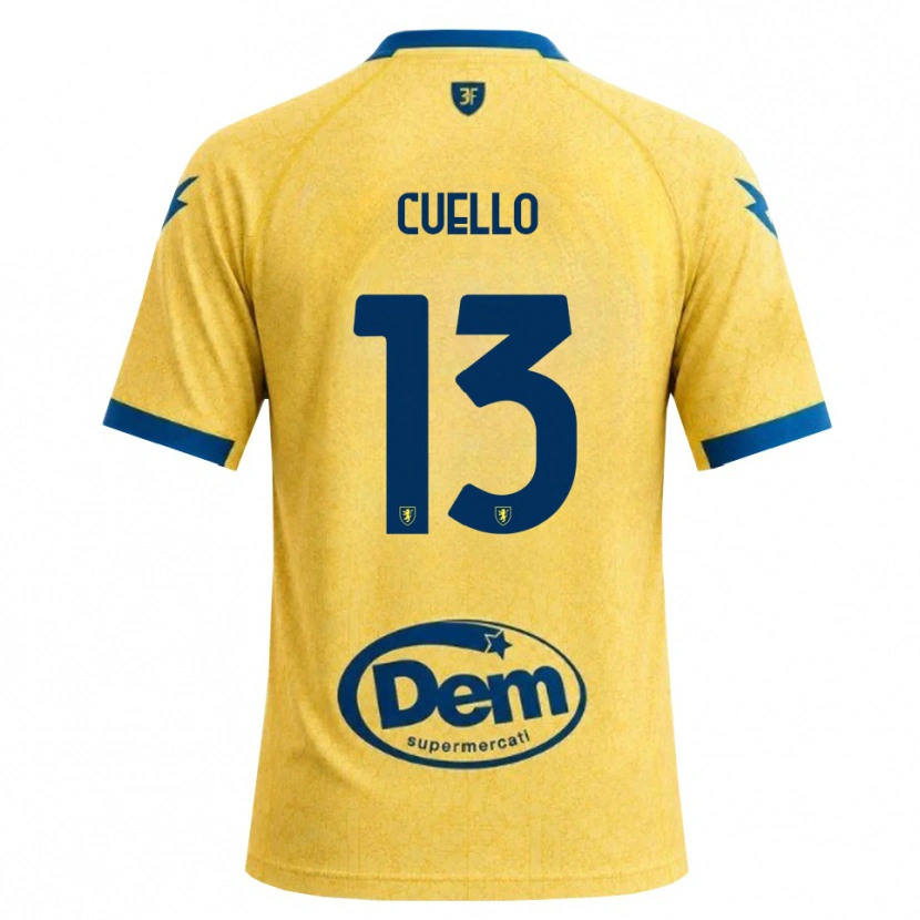 Danxen Kinder Gabriel Cuello #13 Khaki Schwarz Blau Heimtrikot Trikot 2026/27 T-Shirt Österreich