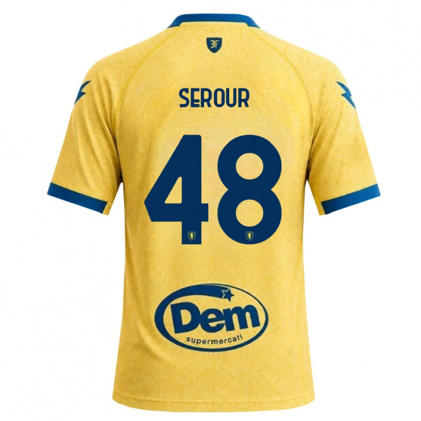 Danxen Kinder Mohamed Serour #48 Khaki Schwarz Blau Heimtrikot Trikot 2026/27 T-Shirt Österreich