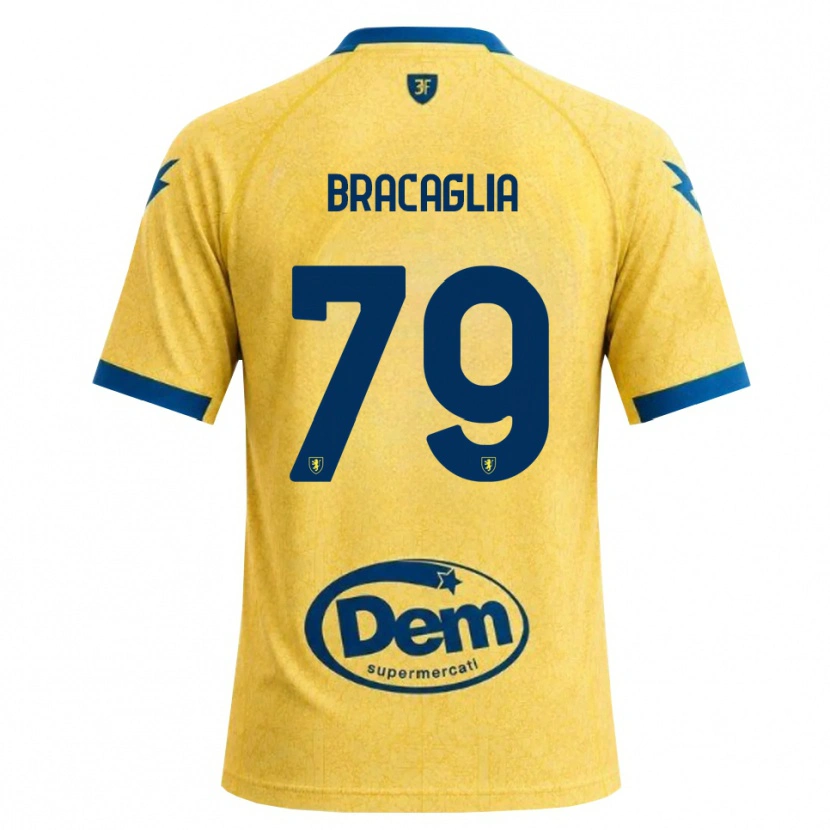 Danxen Kinder Gabriele Bracaglia #79 Khaki Schwarz Blau Heimtrikot Trikot 2026/27 T-Shirt Österreich