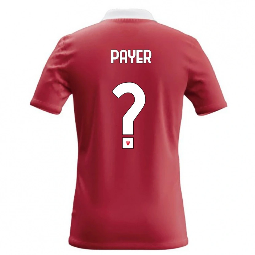 Danxen Kinder Leonardo Payer #0 Rot Weiß Heimtrikot Trikot 2026/27 T-Shirt Österreich