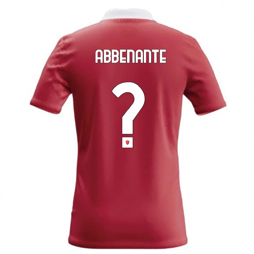 Danxen Kinder Alessandro Abbenante #0 Rot Weiß Heimtrikot Trikot 2026/27 T-Shirt Österreich