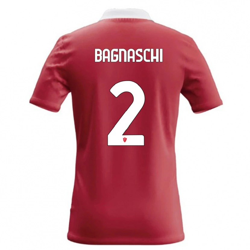 Danxen Kinder Alessandro Bagnaschi #2 Rot Weiß Heimtrikot Trikot 2026/27 T-Shirt Österreich