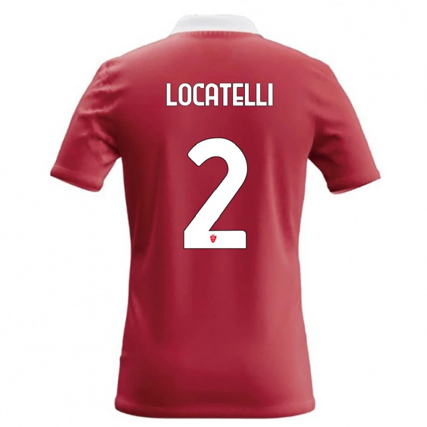 Danxen Kinder Gabriel Locatelli #2 Rot Weiß Heimtrikot Trikot 2026/27 T-Shirt Österreich