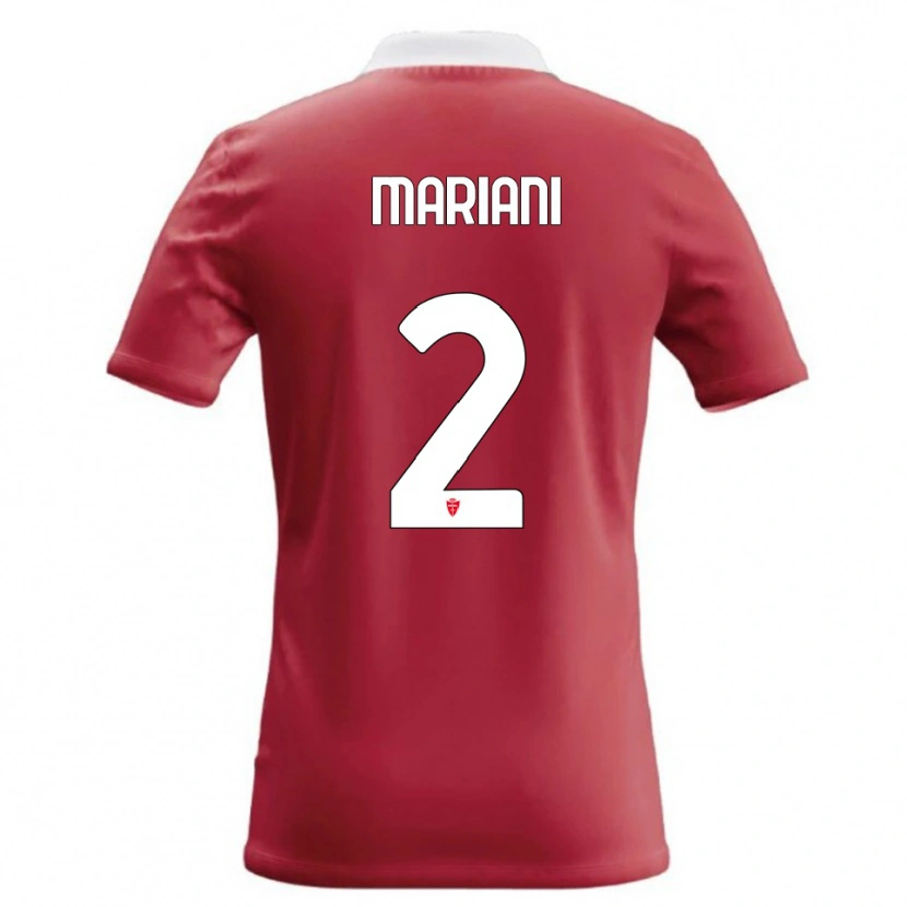 Danxen Kinder Christian Mariani #2 Rot Weiß Heimtrikot Trikot 2026/27 T-Shirt Österreich