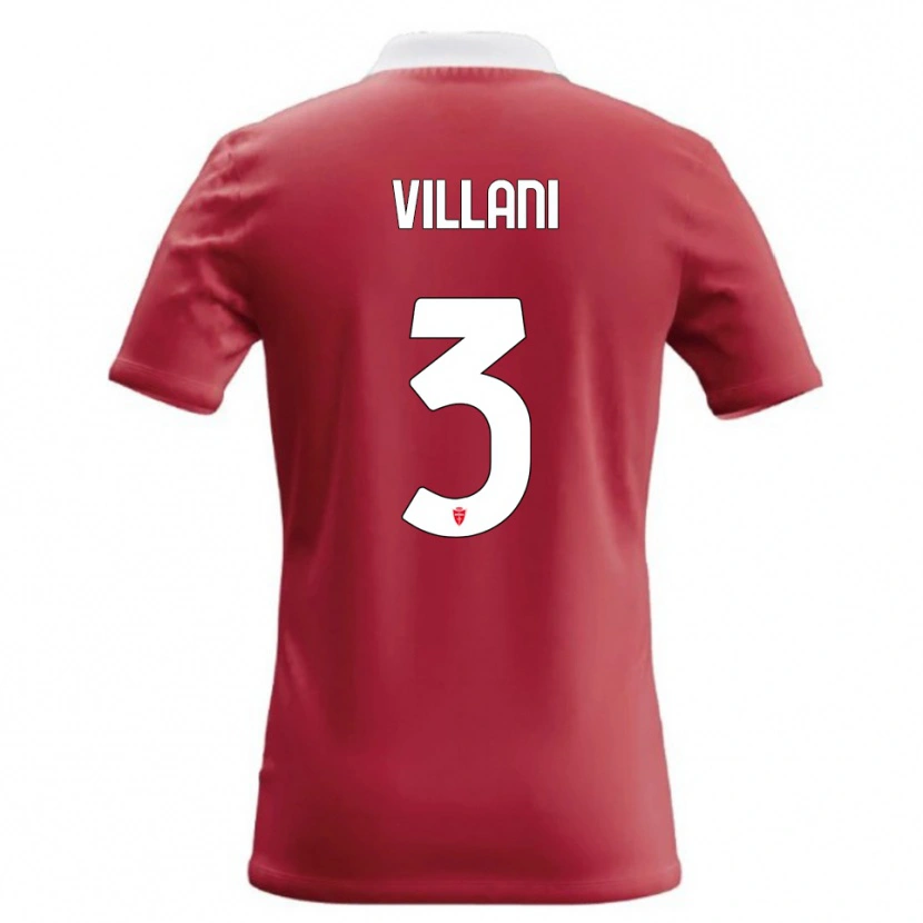 Danxen Kinder Matteo Villani #3 Rot Weiß Heimtrikot Trikot 2026/27 T-Shirt Österreich