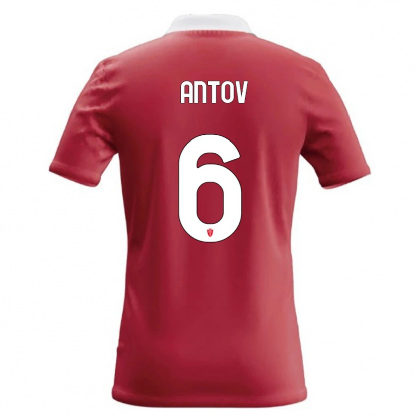 Danxen Kinder Valentin Antov #6 Rot Weiß Heimtrikot Trikot 2026/27 T-Shirt Österreich