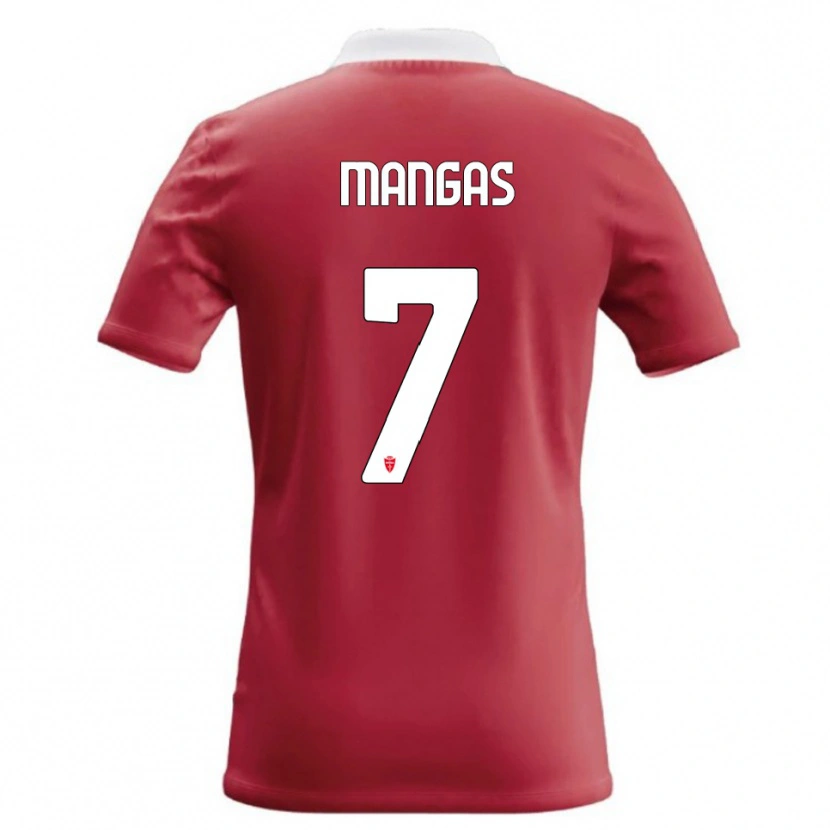 Danxen Kinder Ricardo Mangas #7 Rot Weiß Heimtrikot Trikot 2026/27 T-Shirt Österreich