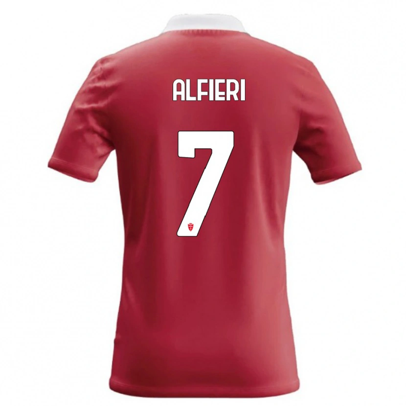 Danxen Kinder Orazio Alfieri #7 Rot Weiß Heimtrikot Trikot 2026/27 T-Shirt Österreich