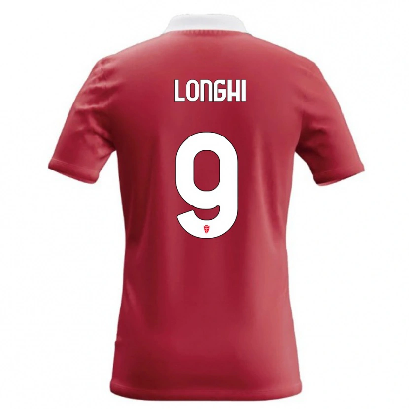 Danxen Kinder Jordan Longhi #9 Rot Weiß Heimtrikot Trikot 2026/27 T-Shirt Österreich