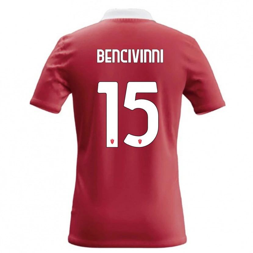 Danxen Kinder Boris Bencivinni #15 Rot Weiß Heimtrikot Trikot 2026/27 T-Shirt Österreich