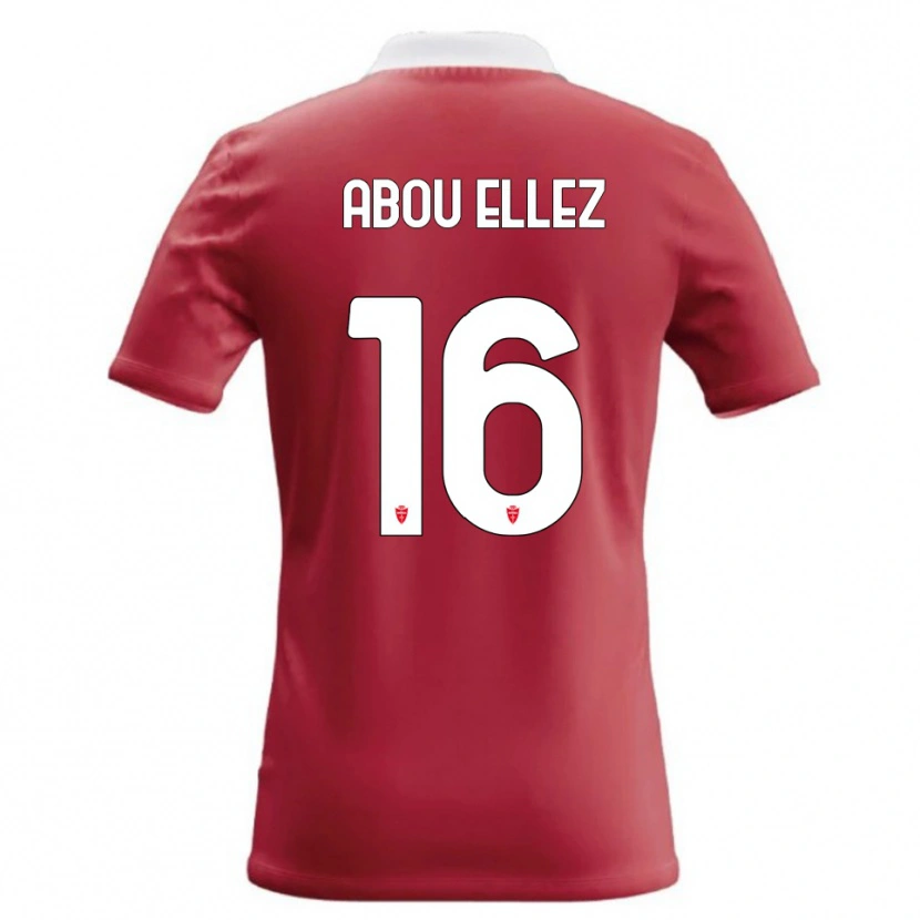 Danxen Kinder Amir Abou Elezz #16 Rot Weiß Heimtrikot Trikot 2026/27 T-Shirt Österreich