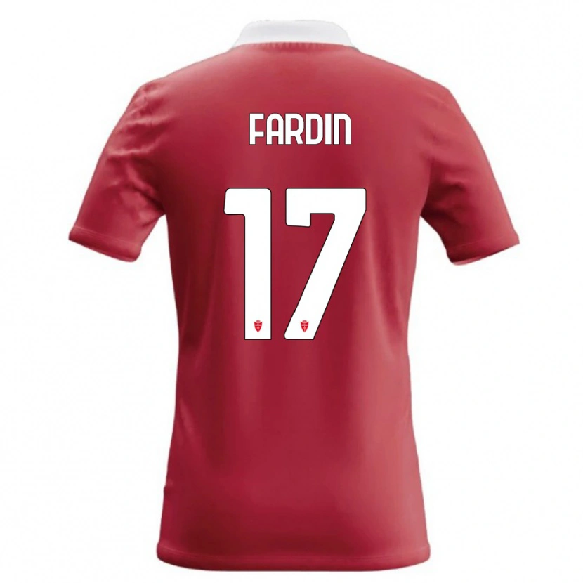Danxen Kinder Giulio Fardin #17 Rot Weiß Heimtrikot Trikot 2026/27 T-Shirt Österreich