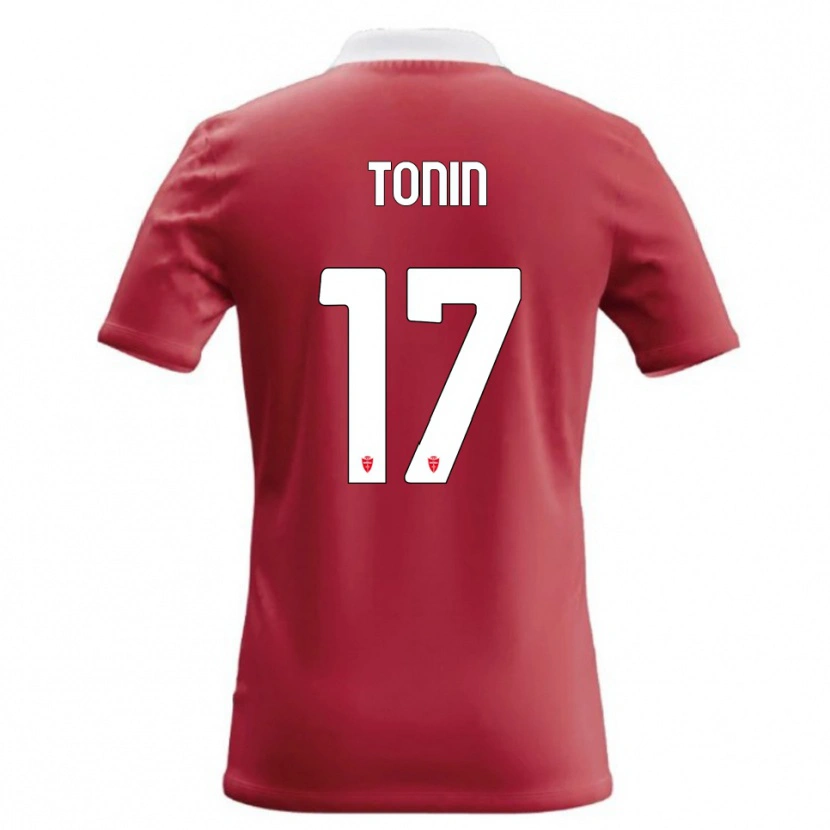 Danxen Kinder Andrea Tonin #17 Rot Weiß Heimtrikot Trikot 2026/27 T-Shirt Österreich