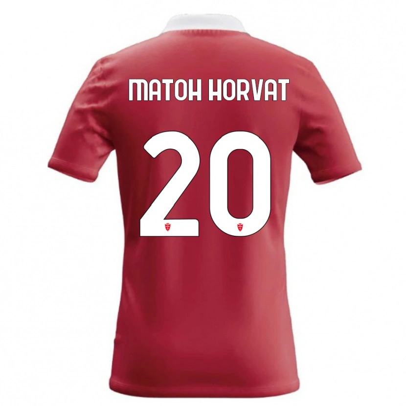 Danxen Kinder Liam Matoh Horvat #20 Rot Weiß Heimtrikot Trikot 2026/27 T-Shirt Österreich