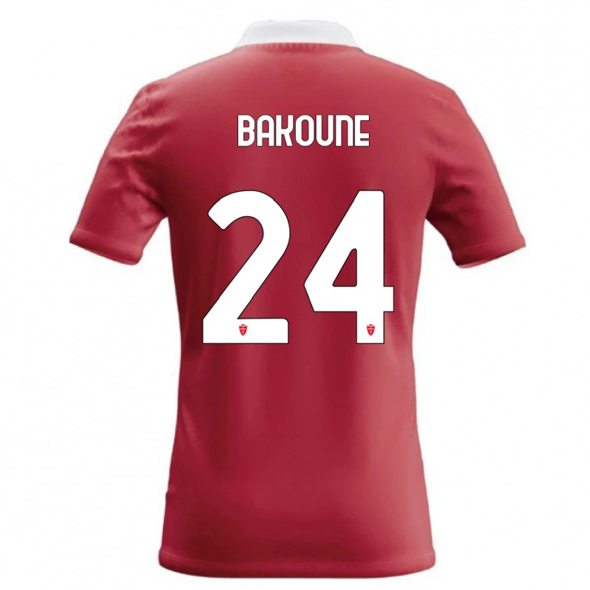 Danxen Kinder Adam Bakoune #24 Rot Weiß Heimtrikot Trikot 2026/27 T-Shirt Österreich