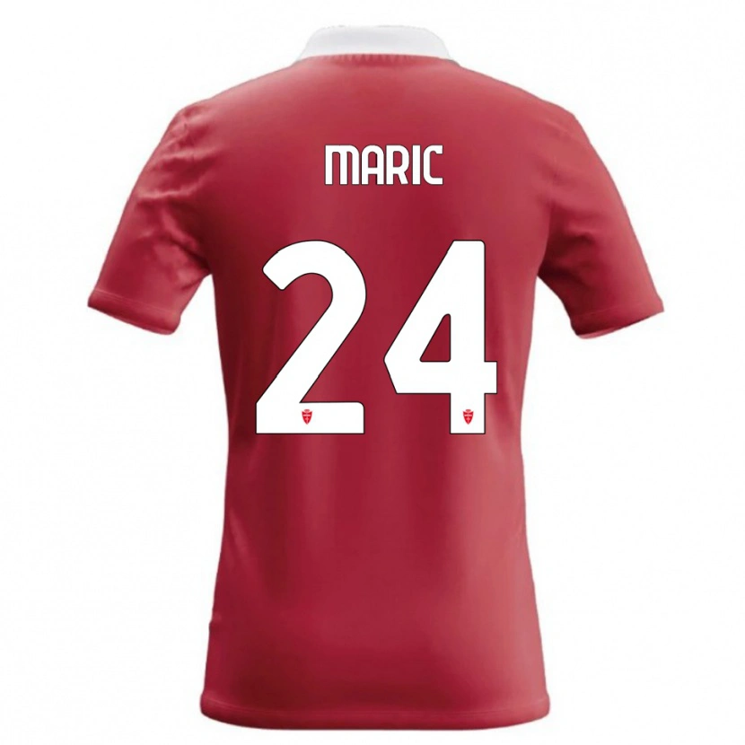 Danxen Kinder Mirko Maric #24 Rot Weiß Heimtrikot Trikot 2026/27 T-Shirt Österreich