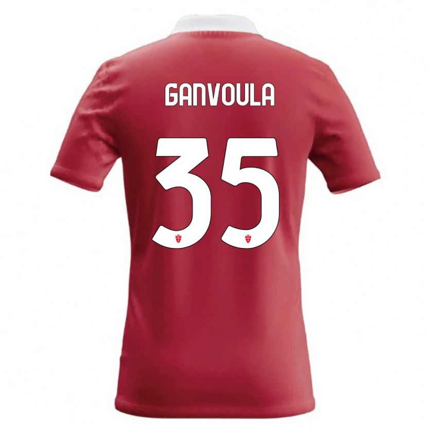 Danxen Kinder Silvere Ganvoula #35 Rot Weiß Heimtrikot Trikot 2026/27 T-Shirt Österreich