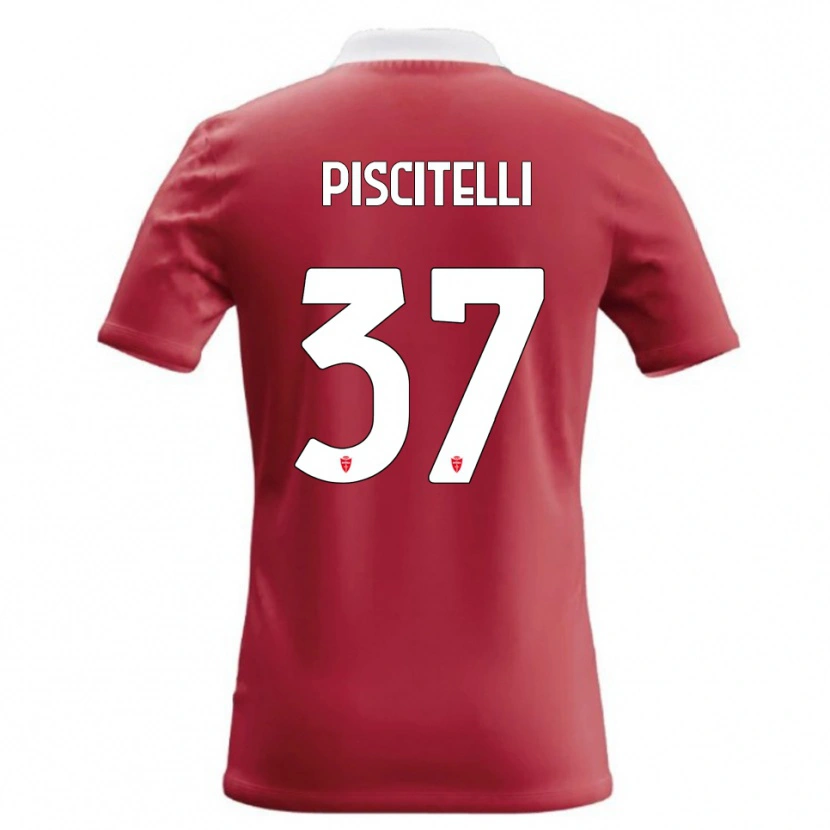 Danxen Kinder Pasquale Piscitelli #37 Rot Weiß Heimtrikot Trikot 2026/27 T-Shirt Österreich