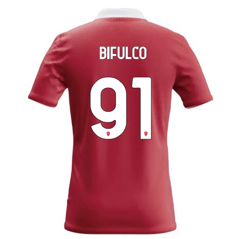 Danxen Kinder Davide Bifulco #91 Rot Weiß Heimtrikot Trikot 2026/27 T-Shirt Österreich