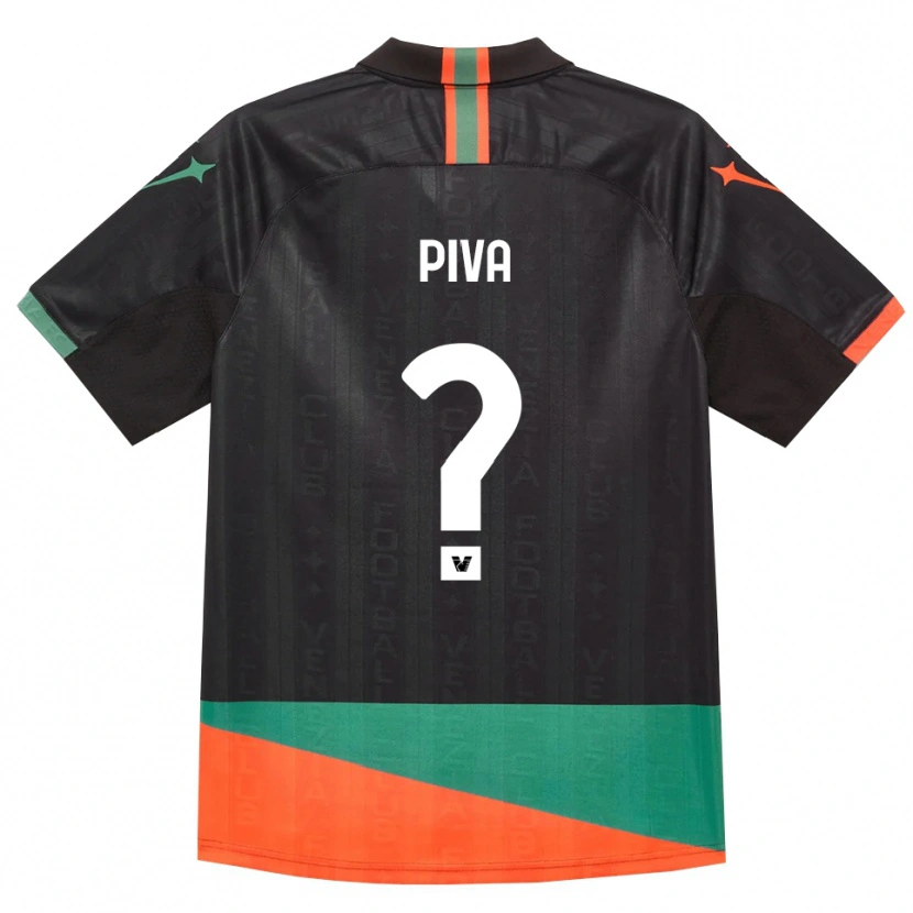 Danxen Kinder Daniel Piva #0 Schwarz Orange Grün Heimtrikot Trikot 2026/27 T-Shirt Österreich