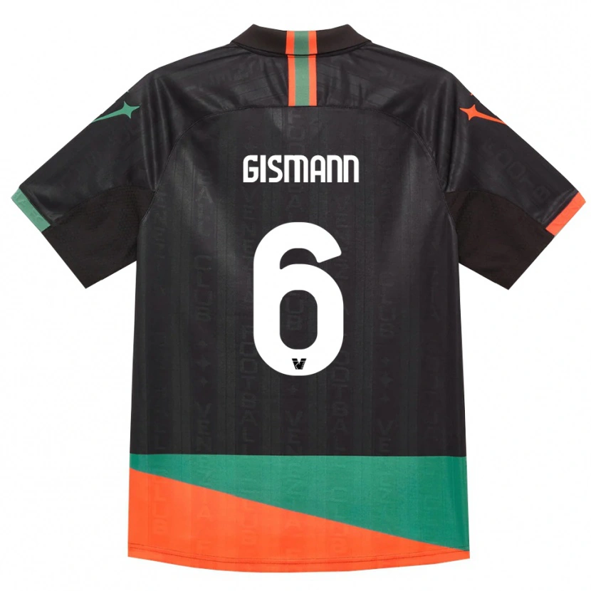 Danxen Kinder Lynn Gismann #6 Schwarz Orange Grün Heimtrikot Trikot 2026/27 T-Shirt Österreich