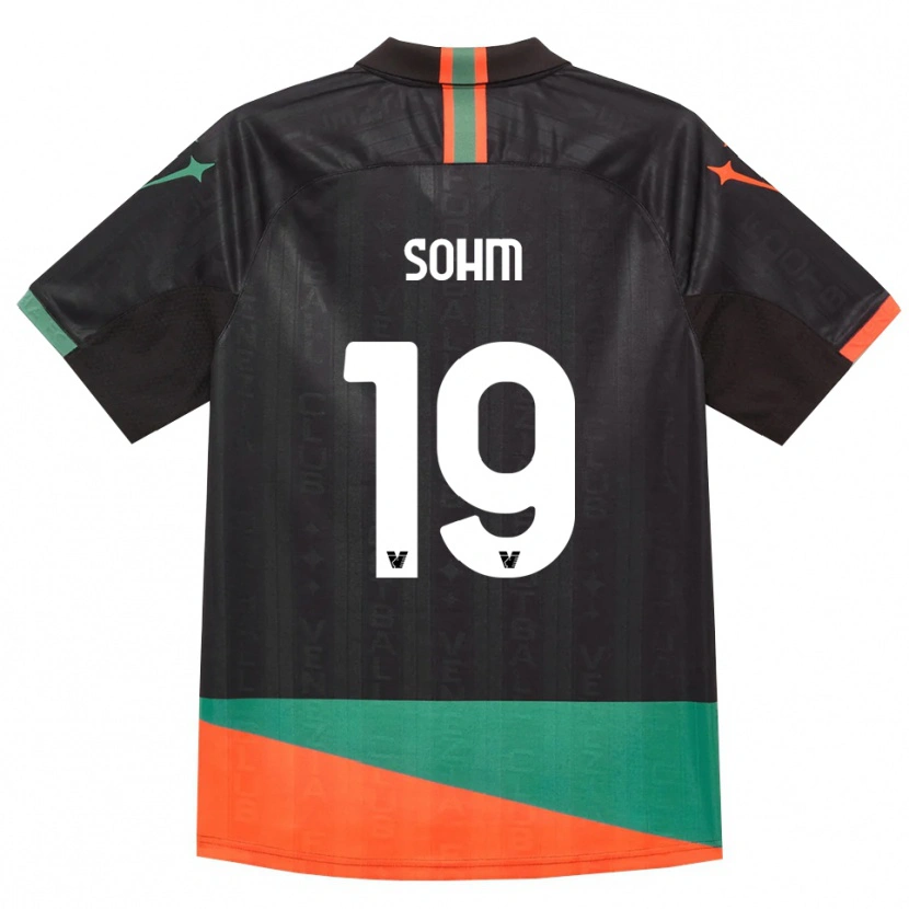 Danxen Kinder Simon Sohm #19 Schwarz Orange Grün Heimtrikot Trikot 2026/27 T-Shirt Österreich