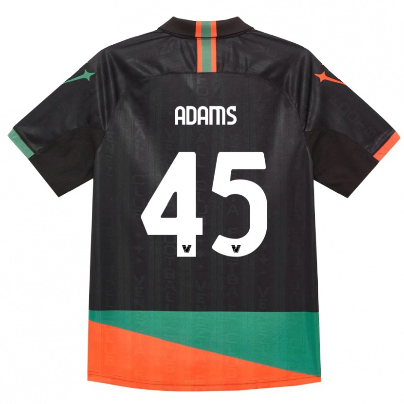 Danxen Kinder Akor Adams #45 Schwarz Orange Grün Heimtrikot Trikot 2026/27 T-Shirt Österreich