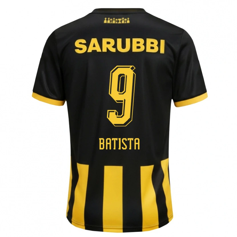 Danxen Kinder Facundo Batista #9 Schwarz Gelb Heimtrikot Trikot 2026/27 T-Shirt Österreich