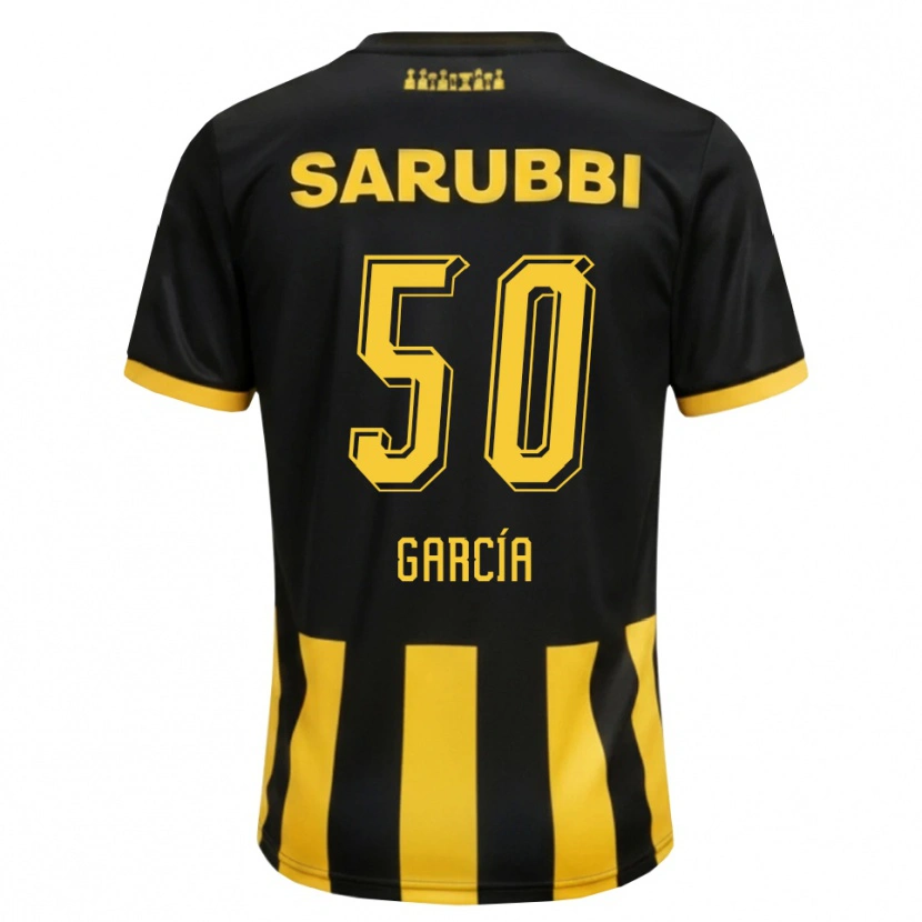 Danxen Kinder Diego García #50 Schwarz Gelb Heimtrikot Trikot 2026/27 T-Shirt Österreich