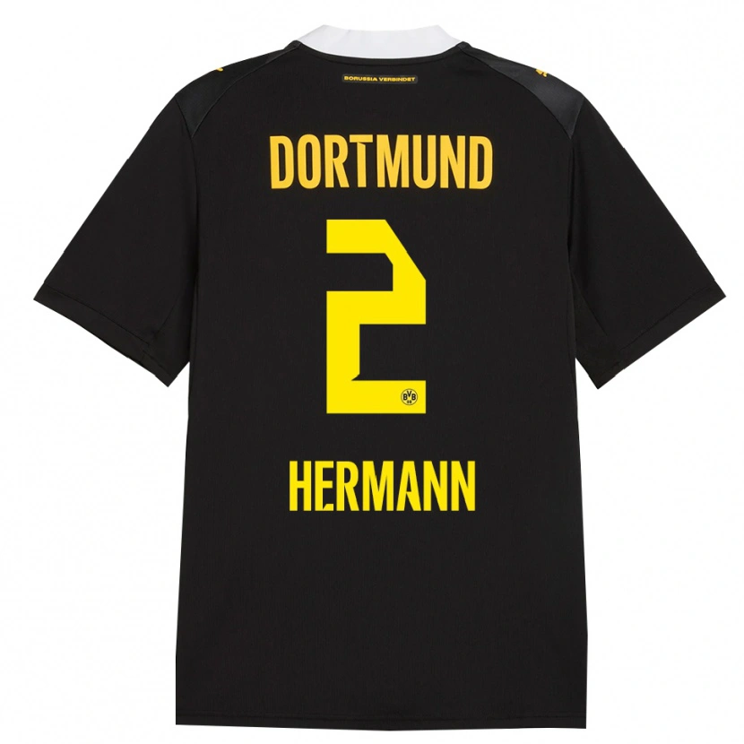 Danxen Kinder Ben Hermann #2 Schwarz Rot Gelb Auswärtstrikot Trikot 2026/27 T-Shirt Österreich