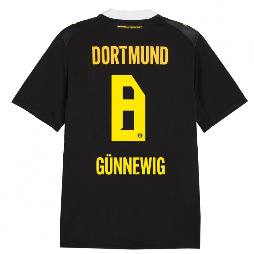 Danxen Kinder Noreen Günnewig #8 Schwarz Rot Gelb Auswärtstrikot Trikot 2026/27 T-Shirt Österreich